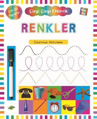 Renkler 4 Yaş ve Üstü - Çizgi Çizgi Etkinlik - 1