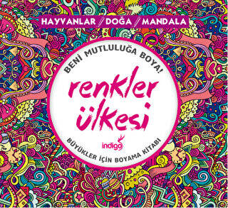 Renkler Ülkesi: Hayvanlar - Doğa - Mandala - 1
