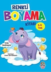 Renkli Boyama Kitabı 5-6 yaş - Yağmur Çocuk