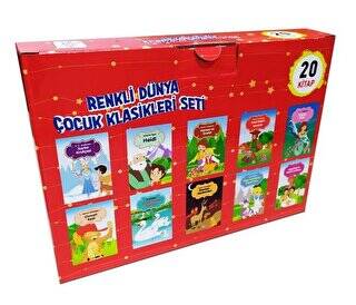 Renkli Dünya Çocuk Klasikleri Seti 20 Kitap Takım - 1