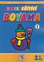 Renkli Eğitici Boyama 1 - 2+ Yaş - Nurdan Yayınları