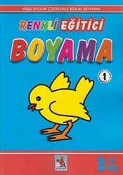 Renkli Eğitici Boyama 1 - 3+ Yaş - Nurdan Yayınları