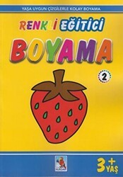 Renkli Eğitici Boyama 2 - 3+ Yaş - Nurdan Yayınları