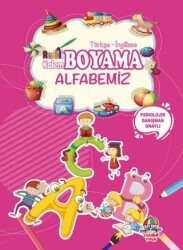 Renkli Kalem Boyama - Alfabemiz - Yağmur Çocuk
