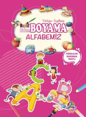 Renkli Kalem Boyama - Alfabemiz - 1