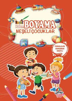 Renkli Kalem Boyama - Neşeli Çocuklar - 1