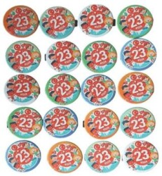 Renkli Tasarım 23 Nisan Rozeti - Ottomanga Yayınları