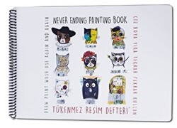 Ressam Kediler Tükenmez Resim Defteri - Akademi Çocuk