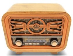 Retro Bluetooth Radyo ve Hoparlör MD1301BT - Crownwell