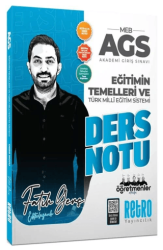 2026 MEB-AGS Eğitimin Temelleri ve Türk Milli Eğitim Sistemi Ders Notu - Retro Yayıncılık