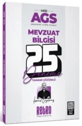 Retro Yayıncılık MEB AGS Mevzuat Bilgisi 25`li Deneme - 1