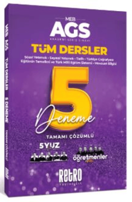 Retro Yayıncılık MEB AGS Tüm Dersler 5 Deneme - 1