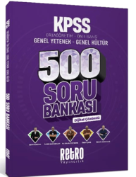 2026 KPSS Genel Yetenek Genel Kültür Ortaöğretim Önlisans 500 Soru Bankası - Retro Yayıncılık