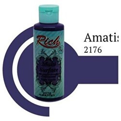 Rich Multi Surface Akrilik Boya 120 Cc Amatist Mls-120-2176 - Rich