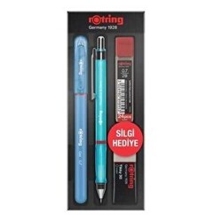 Rotring Okul Seti Visuclick+Jel 0.7 Mm Mavi - Rotring