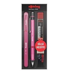 Rotring Okul Seti Visuclick+Jel 0.7 Mm Pembe - Rotring