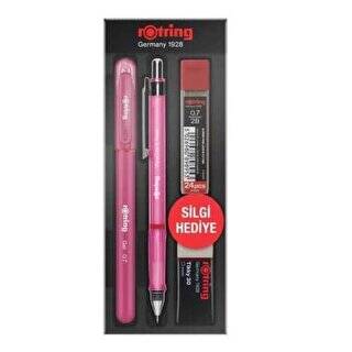 Rotring Okul Seti Visuclick+Jel 0.7 Mm Pembe - 1