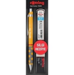 Rotring Tikky Rd 0.7+Min Silgi Hediyeli - Mango Turuncu - Rotring