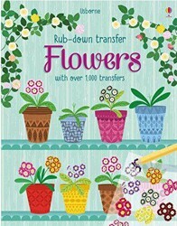 Rub Down Transfer Books: Flowers - Usborne