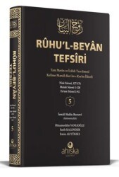 Ruhu`l Beyan Tefsiri 5. Cilt - Ahıska Yayınevi
