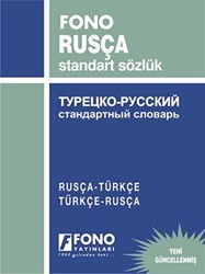 Rusça - Türkçe - Türkçe - Rusça Standart Sözlük - Fono Yayınları