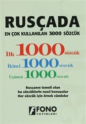 Rusçada En Çok Kullanılan 3000 Sözcük - Fono Yayınları