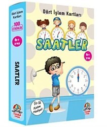 Saatler - Dört İşlem Kartları 6+ Yaş - Yağmur Çocuk