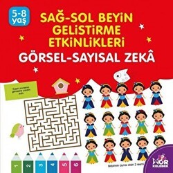 Sağ-Sol Beyin Geliştirme Etkinlikleri Görsel - Sayısal Zeka - Halk Kitabevi