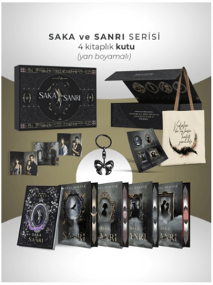 Saka ve Sanrı Serisi - 4 Kitaplık Yan Boyamalı Kutu - 1