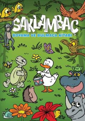 Saklambaç Boyama ve Bulmaca Kitabı - 1