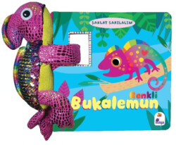 Şaklat Sarılalım - Renkli Bukalemun Oyuncaklı Kitap - İndigo Çocuk