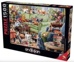 Salondaki Yaramazlar 1500 Parça Puzzle - Anatolian