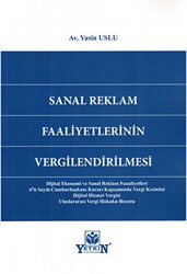 Sanal Reklam Faaliyetlerinin Vergilendirilmesi - Yetkin Yayınları