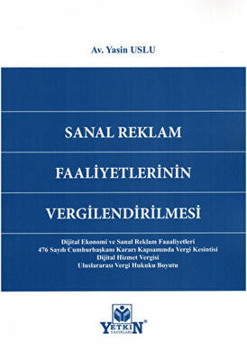 Sanal Reklam Faaliyetlerinin Vergilendirilmesi - 1