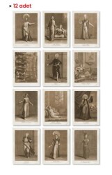 Sanat Kartpostal Seti 12`li - Fol Kitap