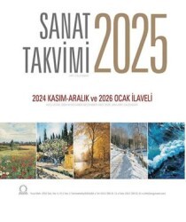 Sanat Takvimi 2025 Duvar Takvimi - Angora Kitapları