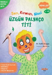 Sarı, Kırmızı, Mavi Üzgün Palyaço Titi - Minika