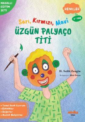 Sarı, Kırmızı, Mavi Üzgün Palyaço Titi - 1
