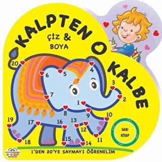 Sarı Kitap - Kalpten Kalbe - Çiz-Boya - 1