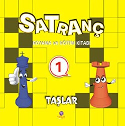 Satranç Boyama Kitabı 1 - Taşlar - Maya Kitap