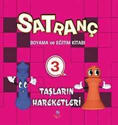 Satranç Boyama Kitabı 3 - Taşların Hareketleri - Maya Kitap