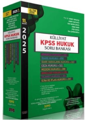 Savaş Yayınevi 2025 KPSS Külliyat Hukuk Soru Bankası - 1