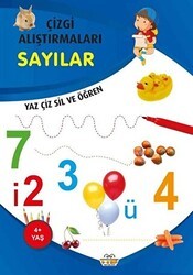 Sayılar - Çizgi Alıştırmaları - 0-6 Yaş Yayınları