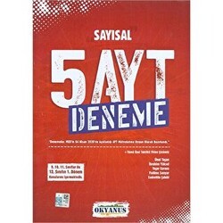 Okyanus Yayınları Sayısal 5 AYT Deneme - 1