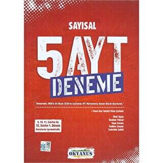 Okyanus Yayınları Sayısal 5 AYT Deneme - 1