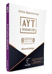 Karekök Yayıncılık Sayısal Öğrenciler İçin 8 AYT Denemeleri - 1