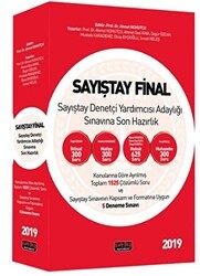 Sayıştay Final - Sayıştay Denetçi Yardımcısı Adaylığı Sınavına Son Hazırlık Soru Bankası 2019 - Savaş Yayınevi