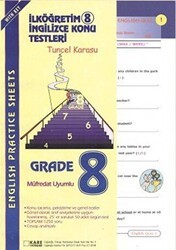İlköğretim 8 İngilizce Konu Testleri English Practice Sheets Grade 8 - Kare Yayınları