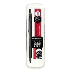 Scrikss Graph-X 3Lü Set Mat Siyah 0.5 Mm - Scrikss