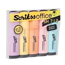 Scrikss Sh712 Pastel Forforlu 5 Li Blister - 1